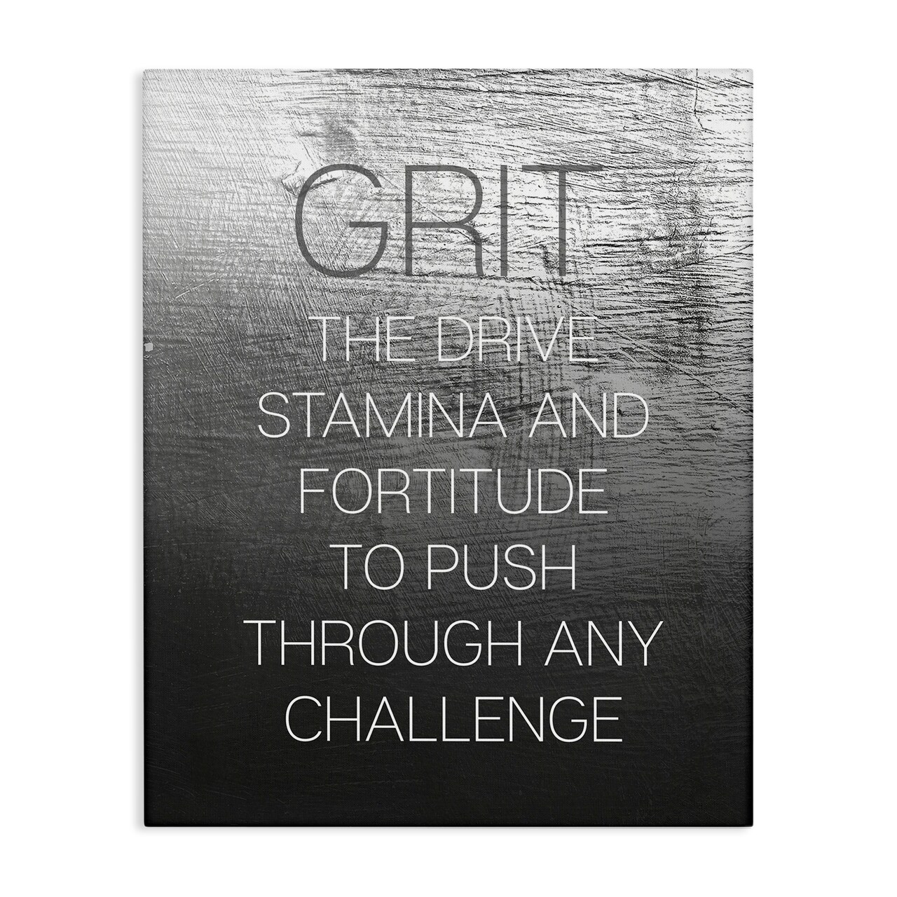 Stupell Industries Grit Motivational Definition Canvas Wall Art Design by Daphne Polselli